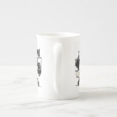 Framing Cats.w Porselein Kop (Achterkant)