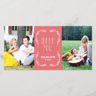 Framing Leaves Wedding Dank u Kaarten Zalm