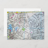 Framingham,  kaart MA (Voorkant / Achterkant)