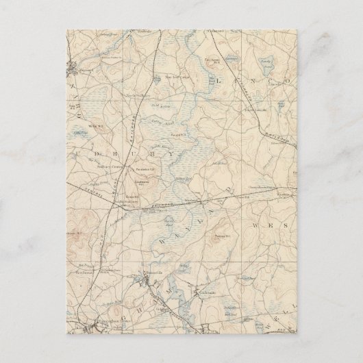 Framingham, Massachusetts Briefkaart (Voorkant)