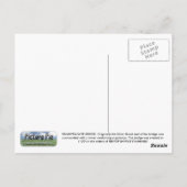 Framwelgate Bridge Briefkaart (Achterkant)