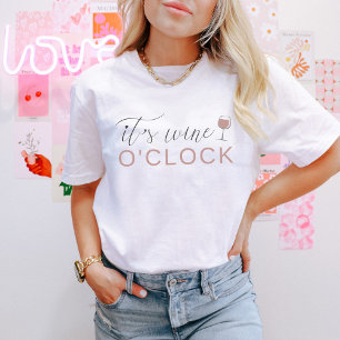 FRANCA Wijn O'Clock Bachelorette Party Groep T-shirt