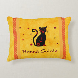 Français : Bonne Soiree Accent Coussin