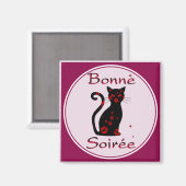 Français : Bonne Soiree Magnet (Recto/Verso)