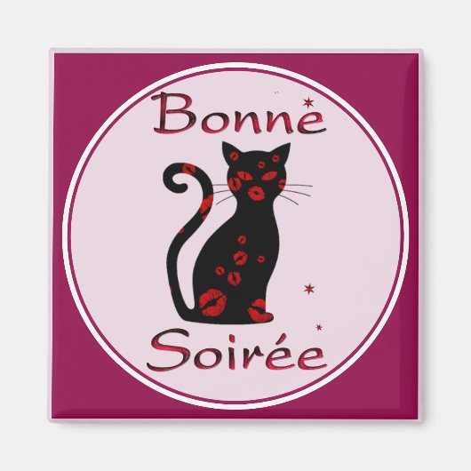 Français : Bonne Soiree Magnet (Devant)
