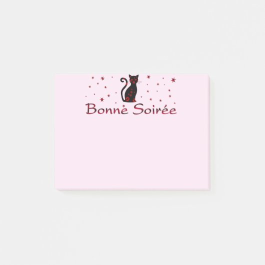 Français : Bonne Soiree Post-It Notes (Devant)