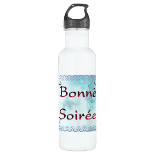 Français : Bouteille d'eau Bonne Soiree