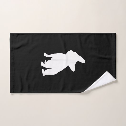 français bulldog | frenchie cadeau mignon (Serviette à main)