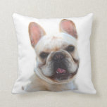 Français Bullodg coussin Mojo américain<br><div class="desc">add text or upload your oimage</div>
