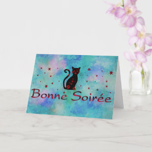 Français : Carte de voeux Bonne Soiree