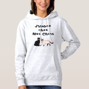 "FRANCAIS""Chez Mes Conversation" Sweat - shirt à