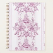 français chic, rose, toile, floral, motif, victori (Devant)