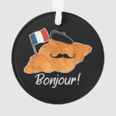 Français Croissant Lover France Drapeau Francophil (dos)