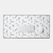 Français et marguerites Art Desk Mat (Clavier et souris)