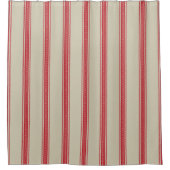 Français Feed Stripe Style Douche Rideau (Devant)