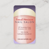 Français Manicure Technicien Carte de visite (Devant)
