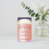 Français Manicure Technicien Carte de visite (Debout devant)