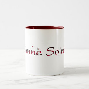 Français : Mug de café Bonne Soiree