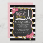 Français Paris Bridal Show invitation (Devant / Derrière)