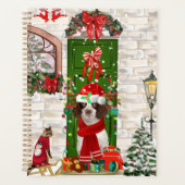 Français Springer Spaniel Chien Noël (Devant)