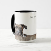 Français Staffordshire Bull Terrier Chien Mug (Devant gauche)