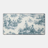 Français toile de jouy sage vert élégant (Recto)