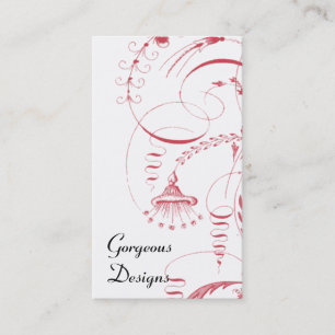 Français vintage Toile dans les cartes de visite