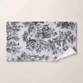Française toile de jouy noir et blanc élégant (Serviette à main)