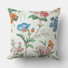 France 1830 Floral Antique Wallpaper Buitenkussen