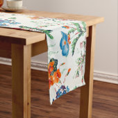 France 1830 Floral Antique Wallpaper Medium Tafelloper (Voorbeeld)