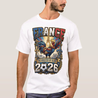 France 2026 T-Shirt Personnalisé pour les Fans de