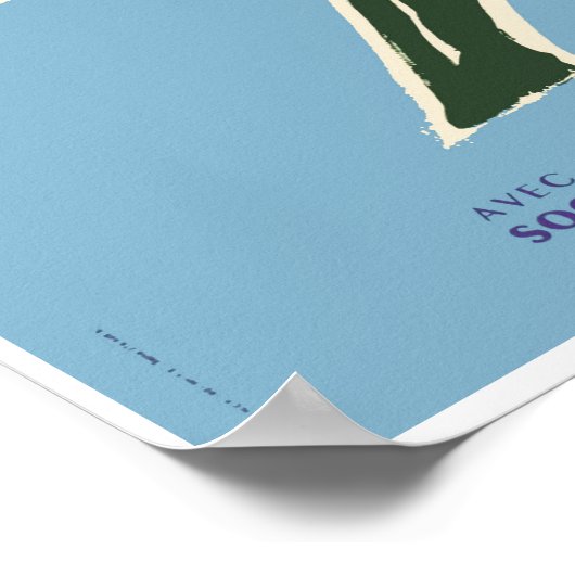 France, affiche Voyage (Coin)