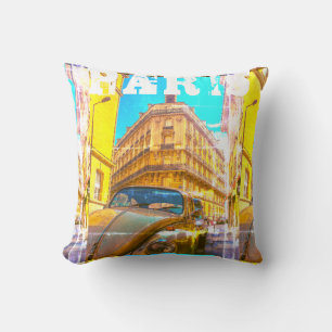 France Architecture French Street Old Car Paris Kussen