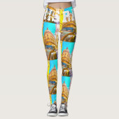 France Architecture French Street Old Car Paris Leggings (Voorkant)