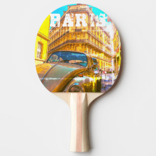 France Architecture French Street Old Car Paris Tafeltennisbatje