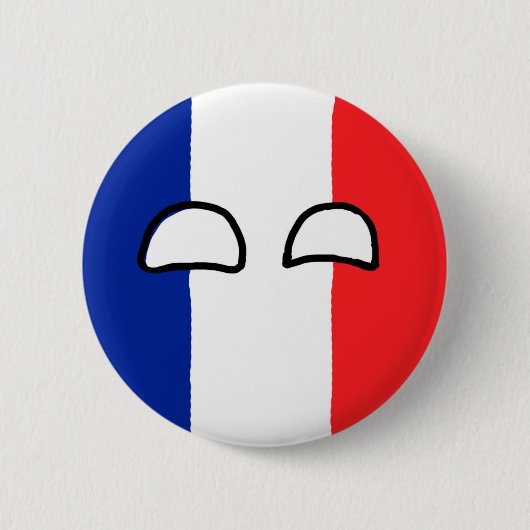 France Ball Ronde Button 5,7 Cm (Voorkant)