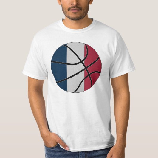 France Basketball T-shirt (Voorkant)