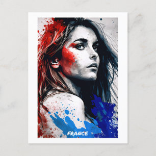 France Briefkaart Art - World of Women Collectie