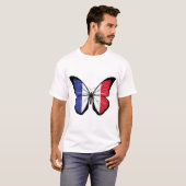 France Butterfly T-shirt (Voorkant volledig)