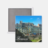 France Cityscape Buildings Uitzicht Magneet (Voorkant / Achterkant)