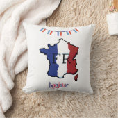 France - coussin avec drapeaux français (Couverture)