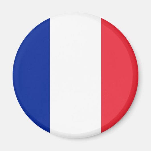 France Flag Magnet Magneet (Voorkant)