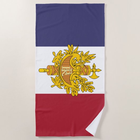 France flag phone case strandlaken (Voorkant)
