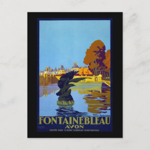 France Fontainebleau Avon Briefkaart
