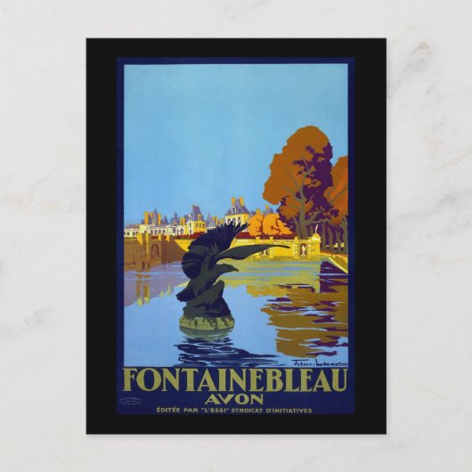 France Fontainebleau Avon Briefkaart (Voorkant)