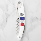 France Foot corkschroef Kurkentrekker (Voorkant)