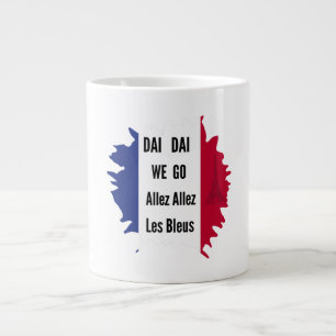France Football 2026 Fan-mok - Allez Les Bleus Extra Grote Beker