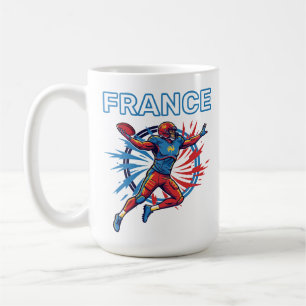 France Football Dynamische Quarterback Patriottisc Koffiemok