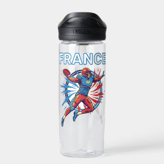 France Football Dynamische Quarterback Patriottisc Waterfles