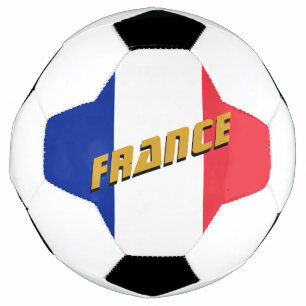 France Football patriotique et drapeau français